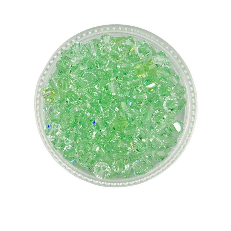 GENERICO - Set De 5 Docenas De Cristal De Swaroski 4 Mm - Verde claro