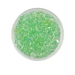 GENERICO - Set De 5 Docenas De Cristal De Swaroski 4 Mm - Verde claro