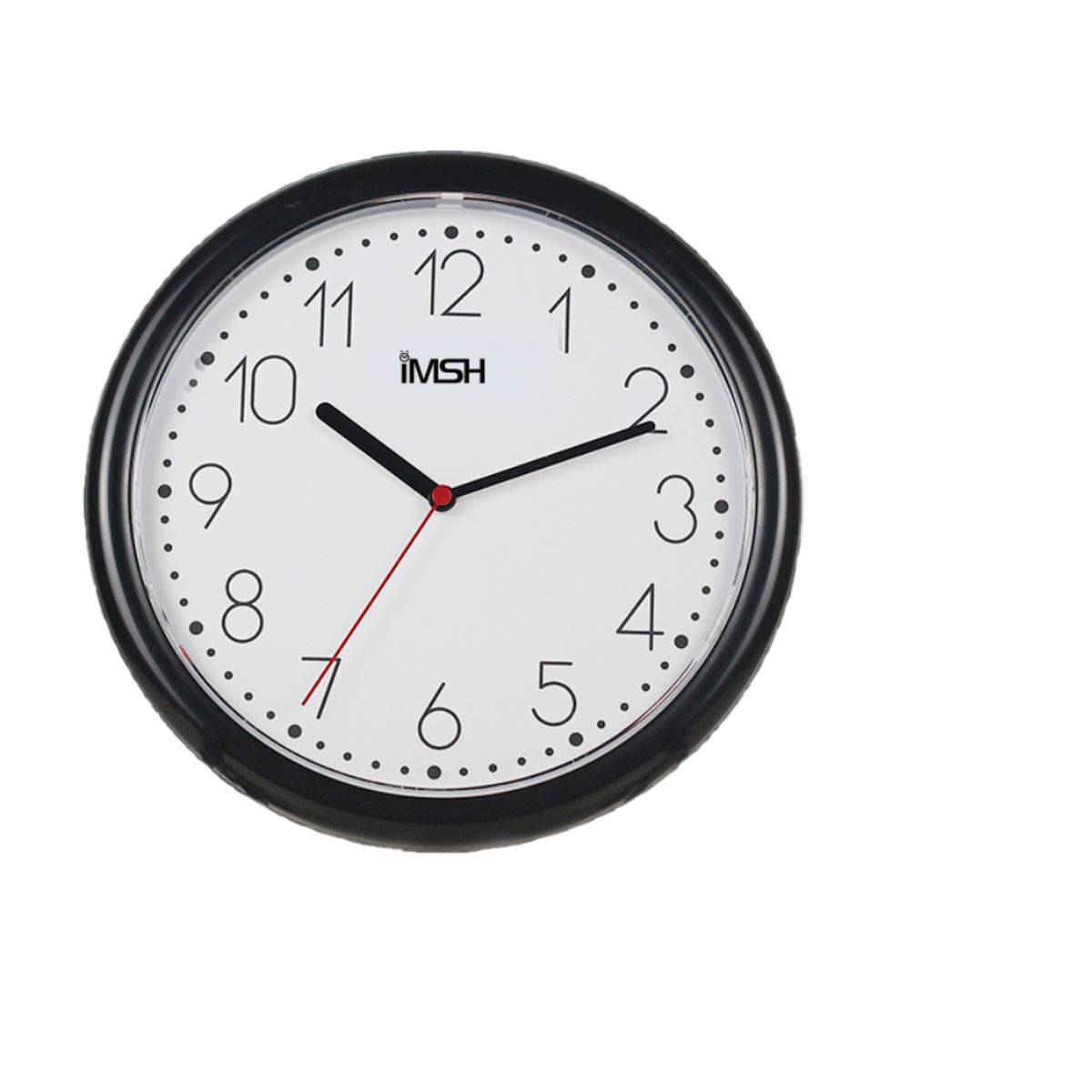 GENERICO - RELOJ DE PARED ANALOGO NEGRO WC25201