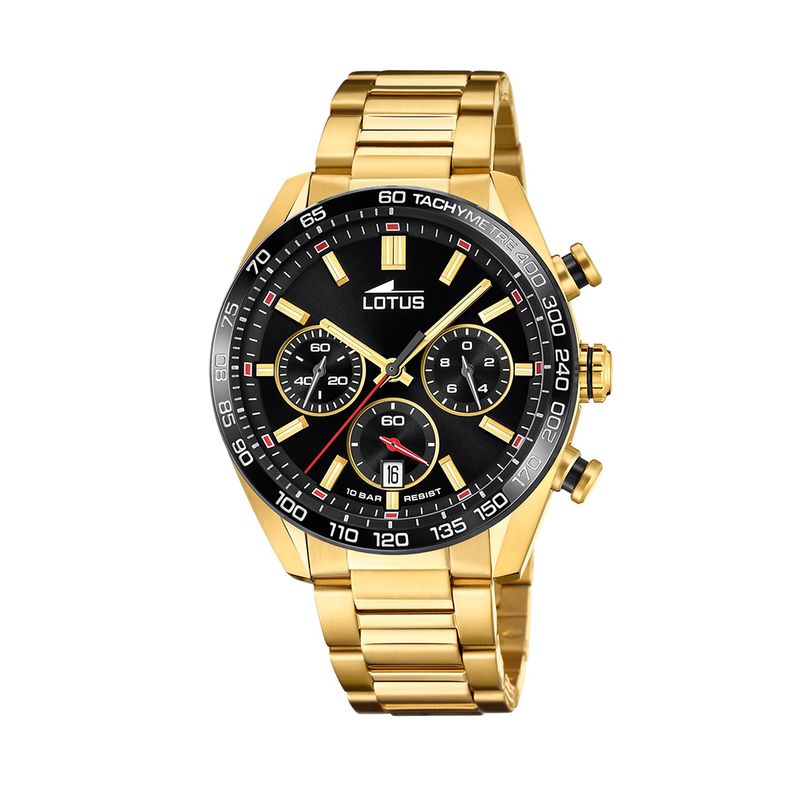 LOTUS - Reloj 18917/6 Lotus Dorado Hombre Chrono