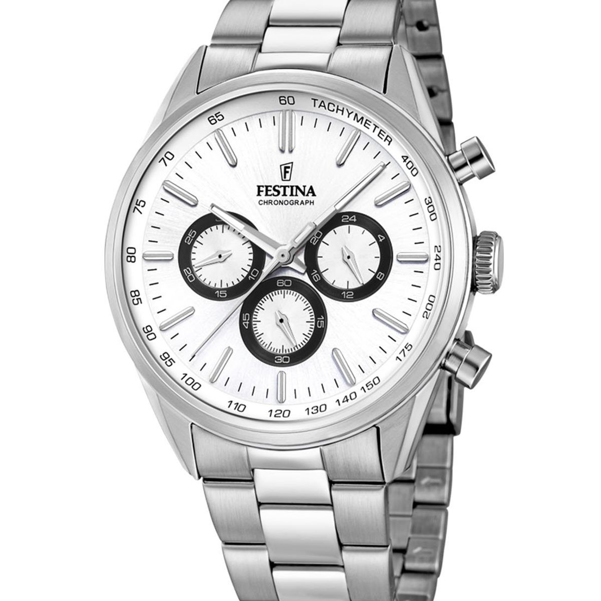 FESTINA - Reloj F16820/Q Festina Plateado Hombre Timeless Chronograph