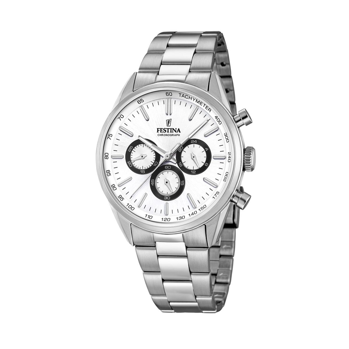 FESTINA - Reloj F16820/Q Festina Plateado Hombre Timeless Chronograph