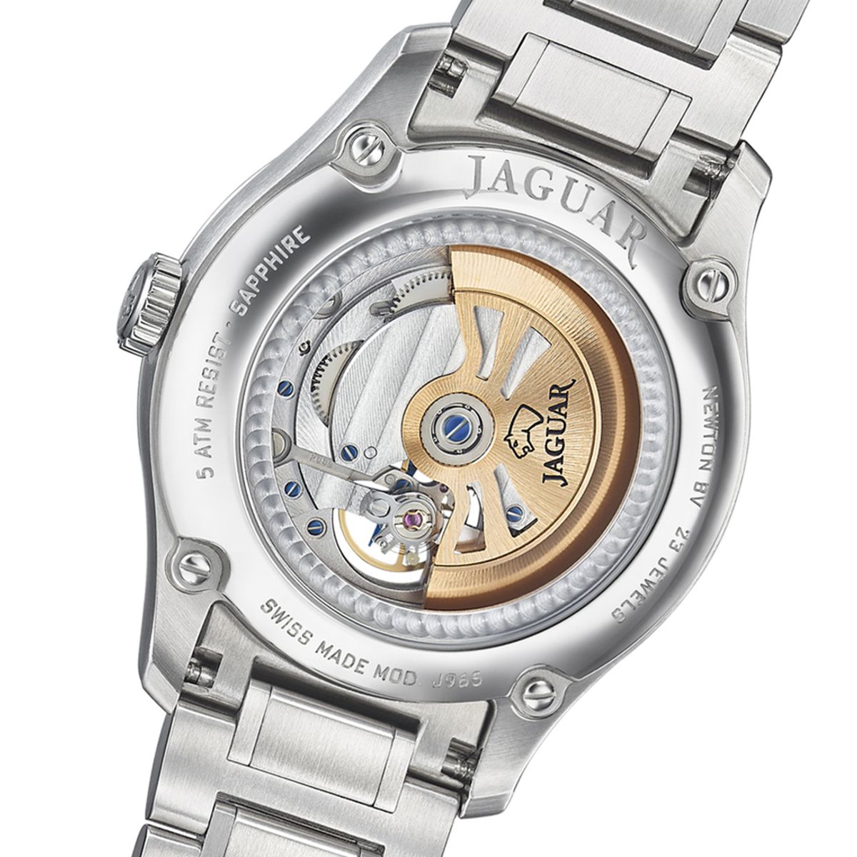 JAGUAR - Reloj J965/2 Jaguar Plateado Hombre Automatico