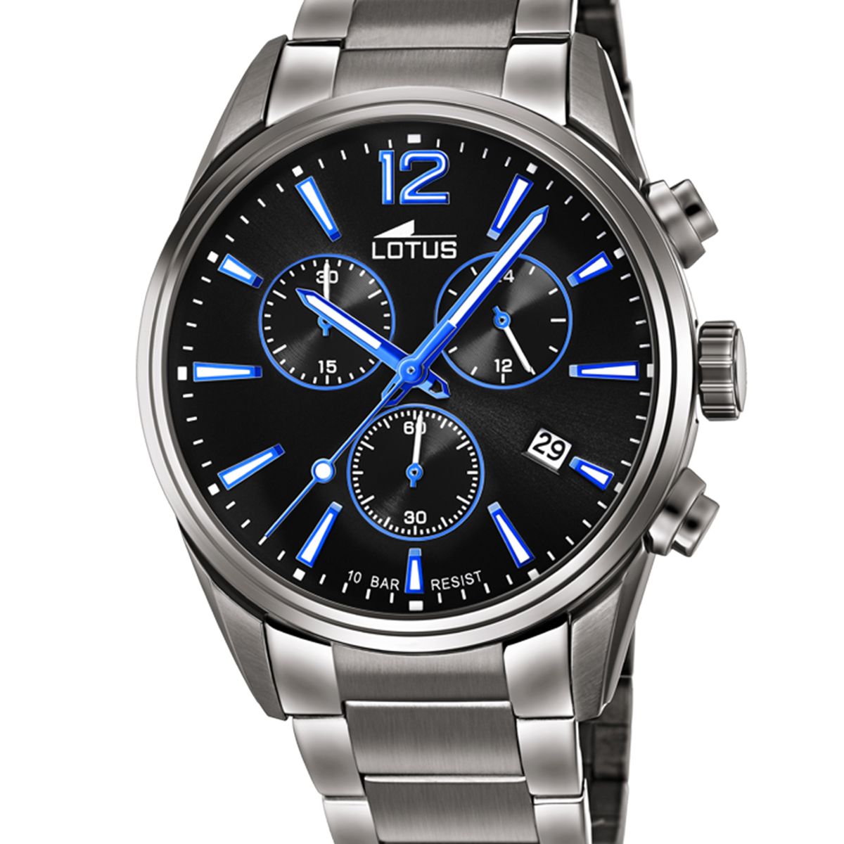 LOTUS - Reloj 18682/6 Lotus Negro Hombre Chrono