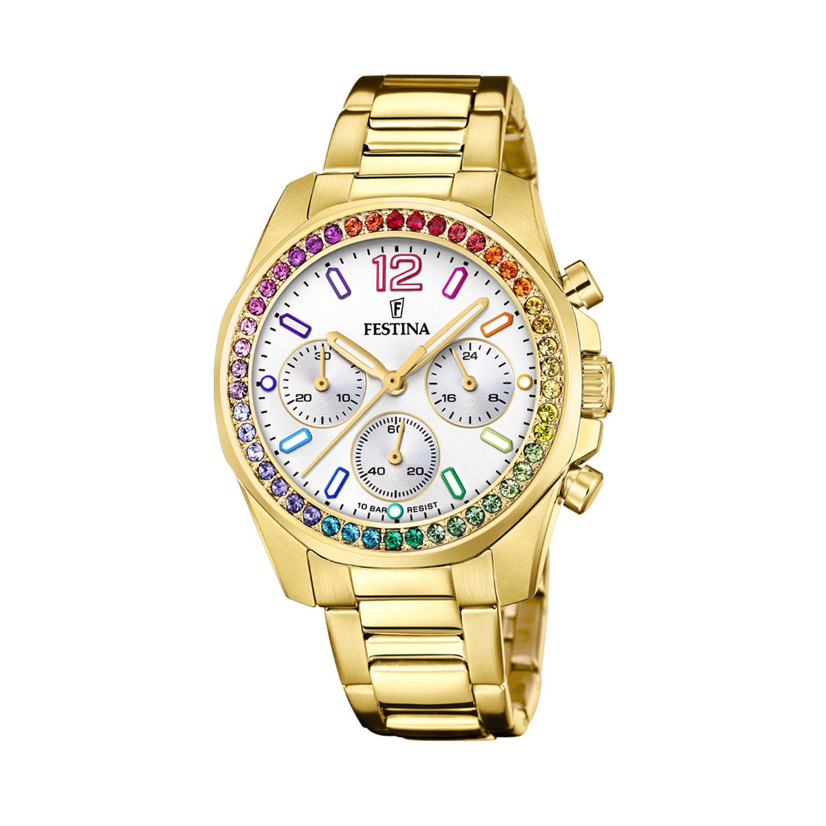 FESTINA - Reloj F20609/2 Festina Blanco Mujer Boyfriend Collection