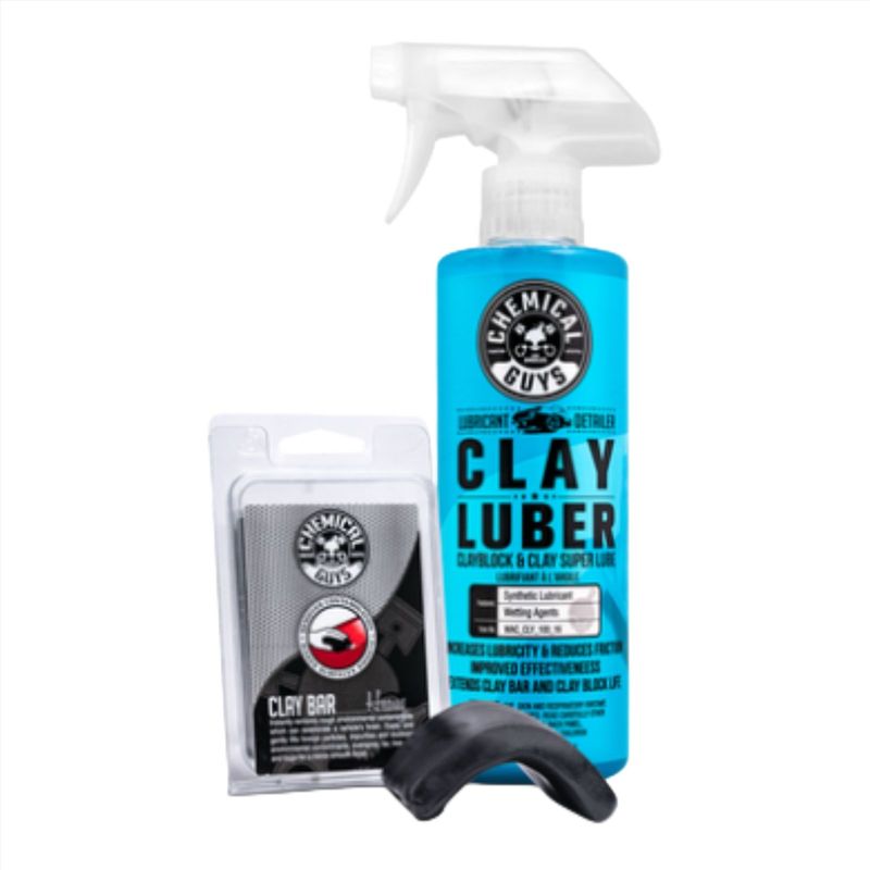 CHEMICAL GUYS - Kit Clay Bar Negra Chemical Guys