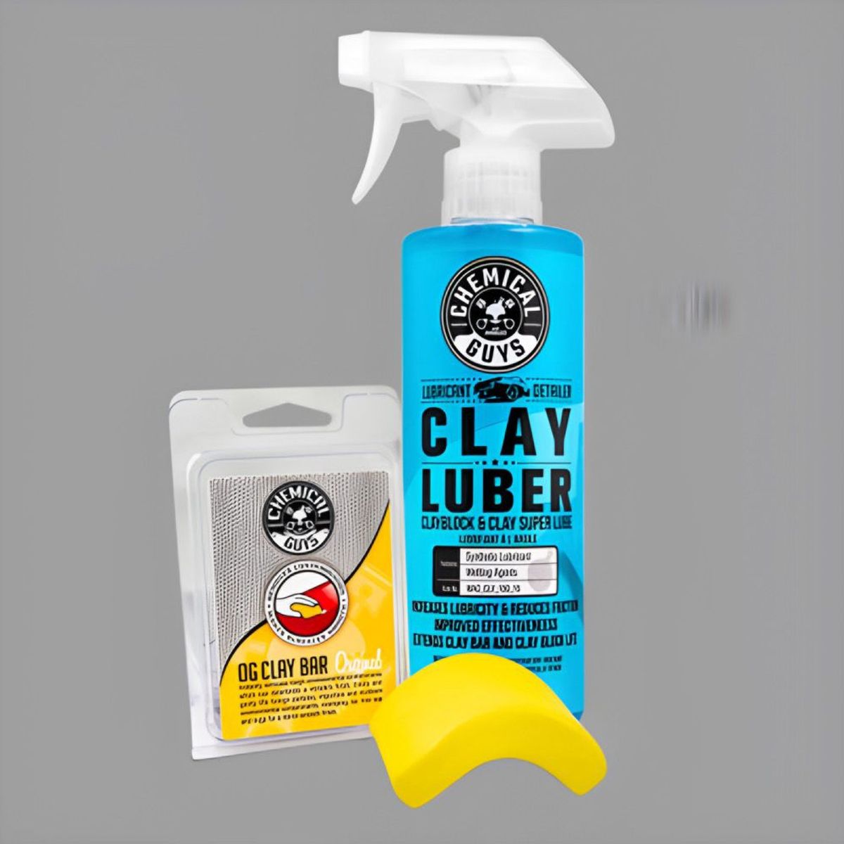 CHEMICAL GUYS - Kit Clay Bar Amarilla Chemical Guys