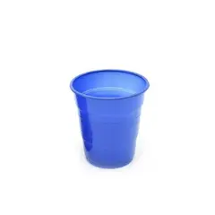 GENERICO - Vaso Plastico 300cc Azul 10pcs
