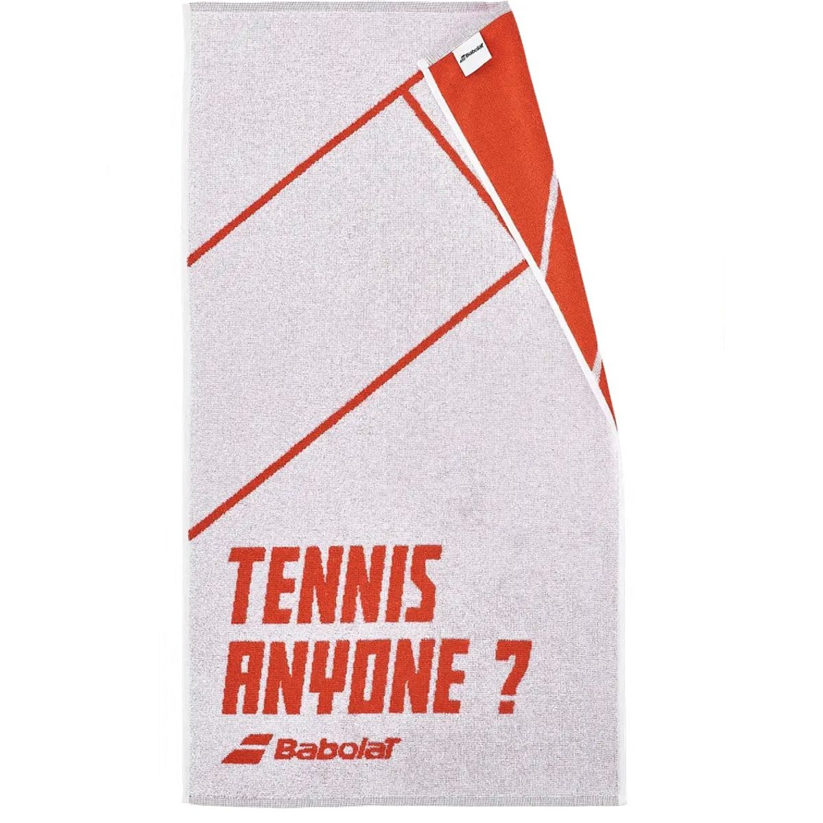 BABOLAT - Toalla Babolat Blanca-Rojo Tenis Padel