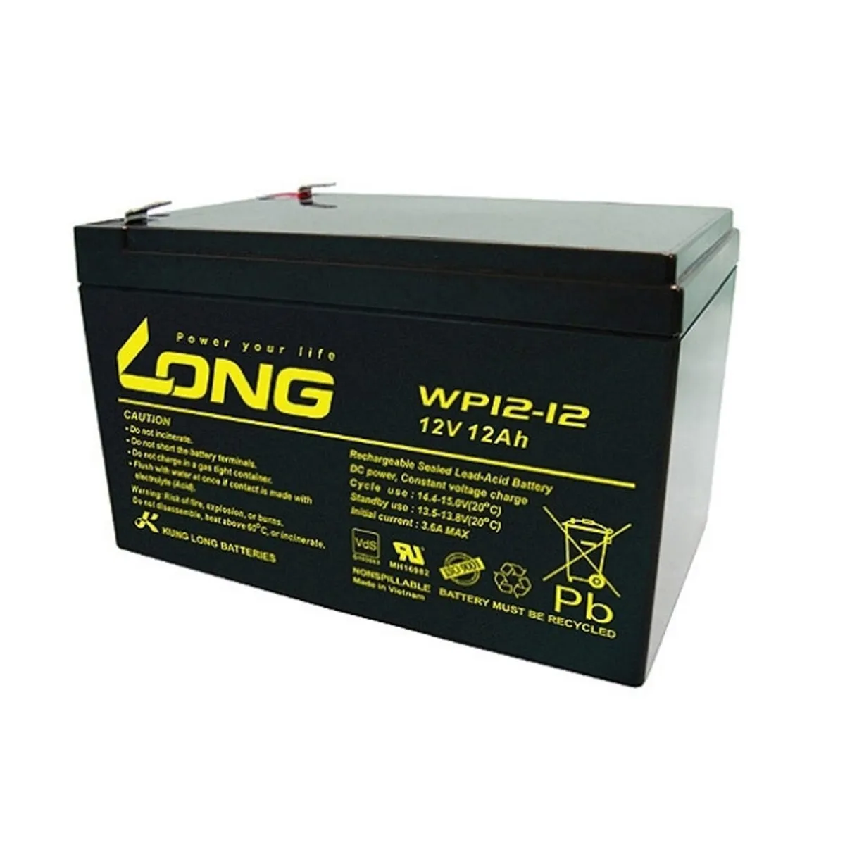 LONG - BATERIA 12V 12AH LONG