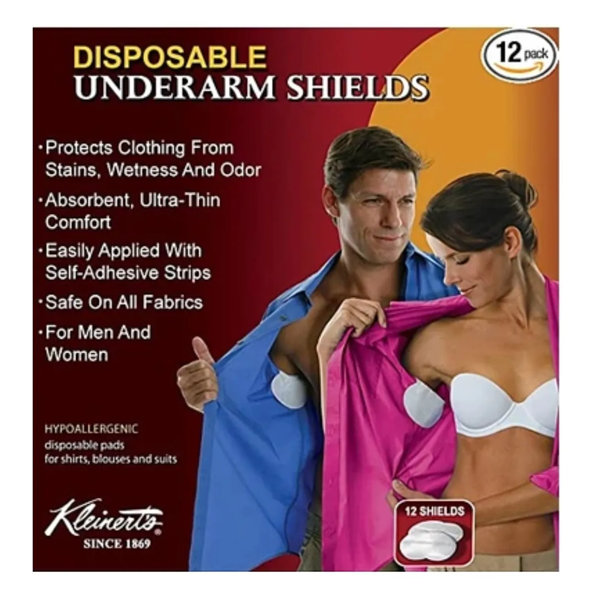 GENERICO - Parches Antitranspirantes para Axilas Unisex