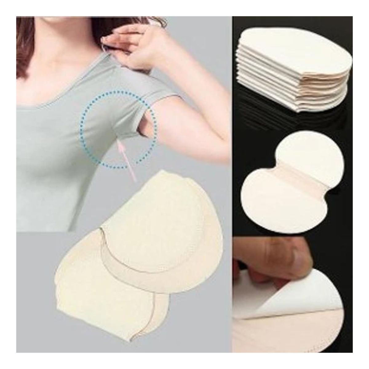 GENERICO - Parches Antitranspirantes para Axilas Unisex