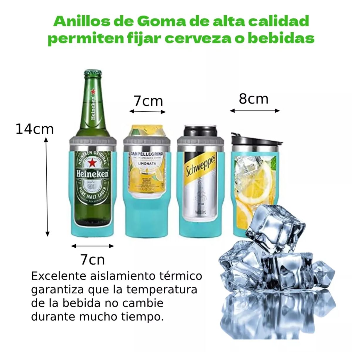 GENERICO - Vaso Termico Portátil De Doble Capa De Acero Inoxidable Café