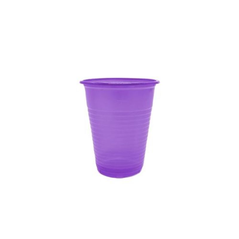 GENERICO - Vaso Plastico Morado 200ml 50pcs