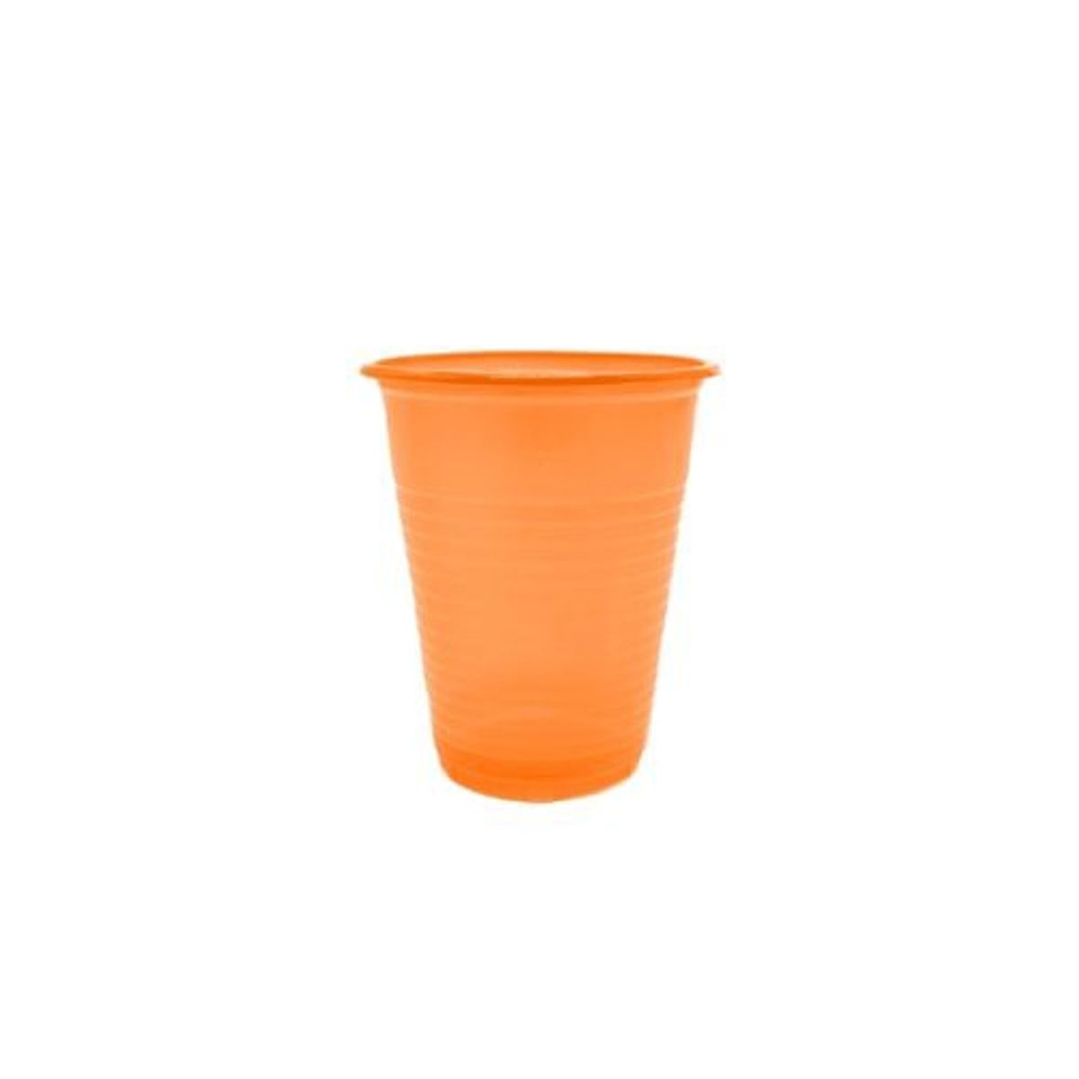 GENERICO - Vaso Plastico Naranja 200ml 50pcs