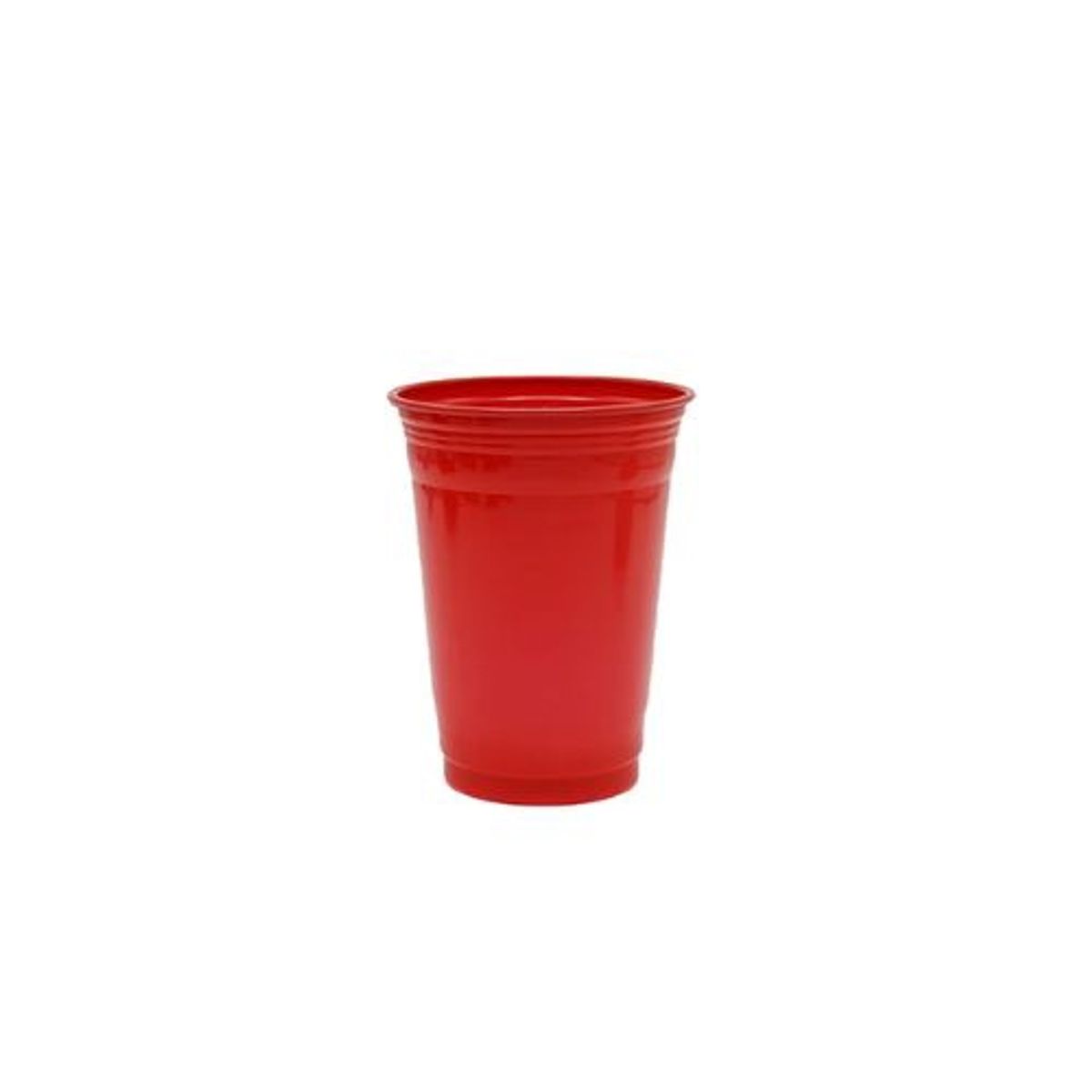 GENERICO - Vaso Plastico Rojo 16oz 560ml 10pcs