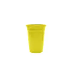 GENERICO - Vaso Plastico Amarillo 16oz 560ml 10pcs