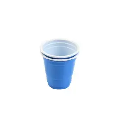 GENERICO - Vaso Plastico Rojo Shot 60ml 16pcs