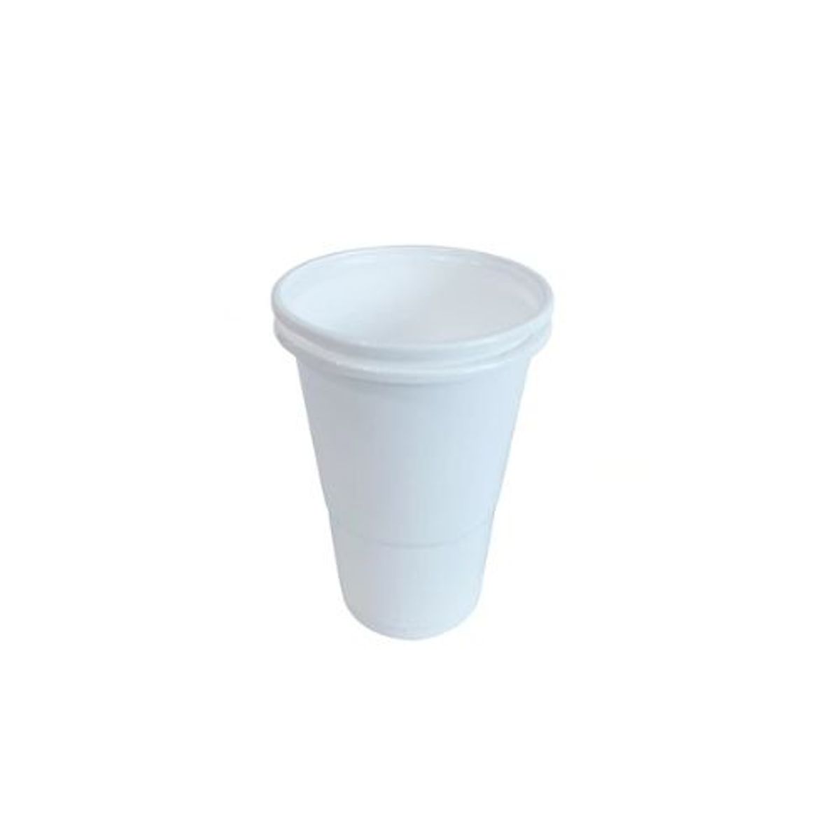 GENERICO - Vaso Plastico Color Blanco 200ml 25pcs