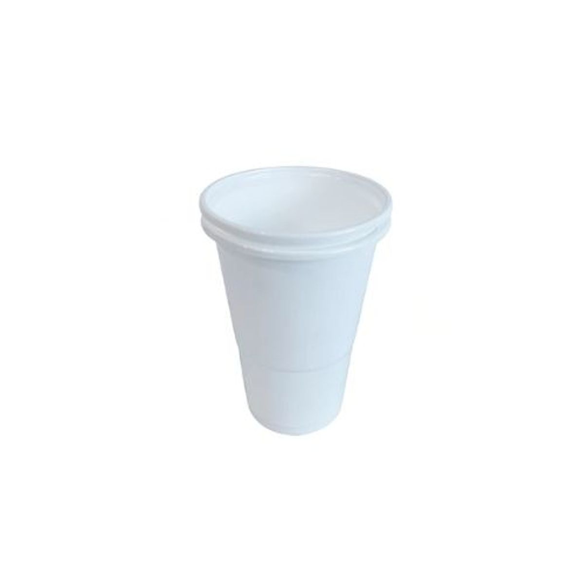 GENERICO - Vaso Plastico Color Blanco 250ml 25pcs