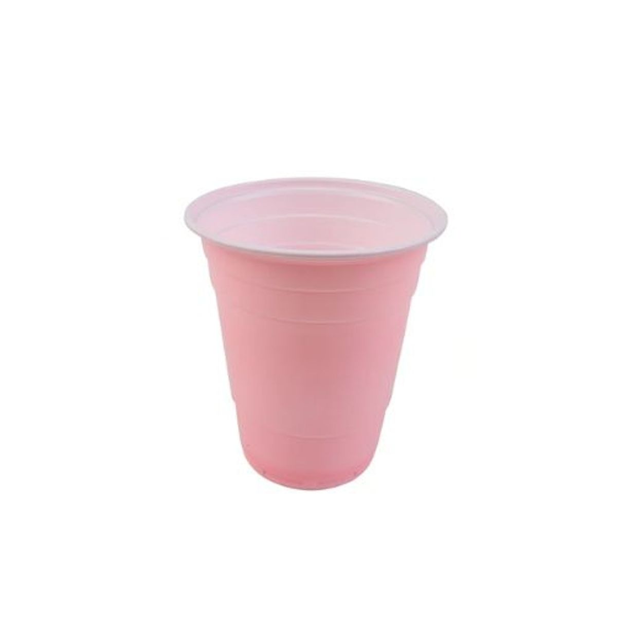 GENERICO - Vaso Plastico Color Rosa 500ml 10pcs