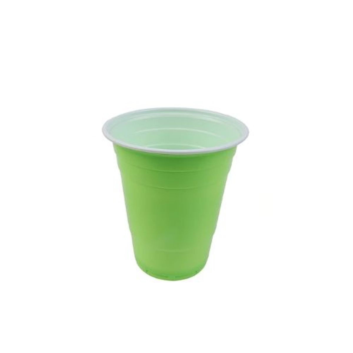 GENERICO - Vaso Plastico Color Verde 500ml 10pcs