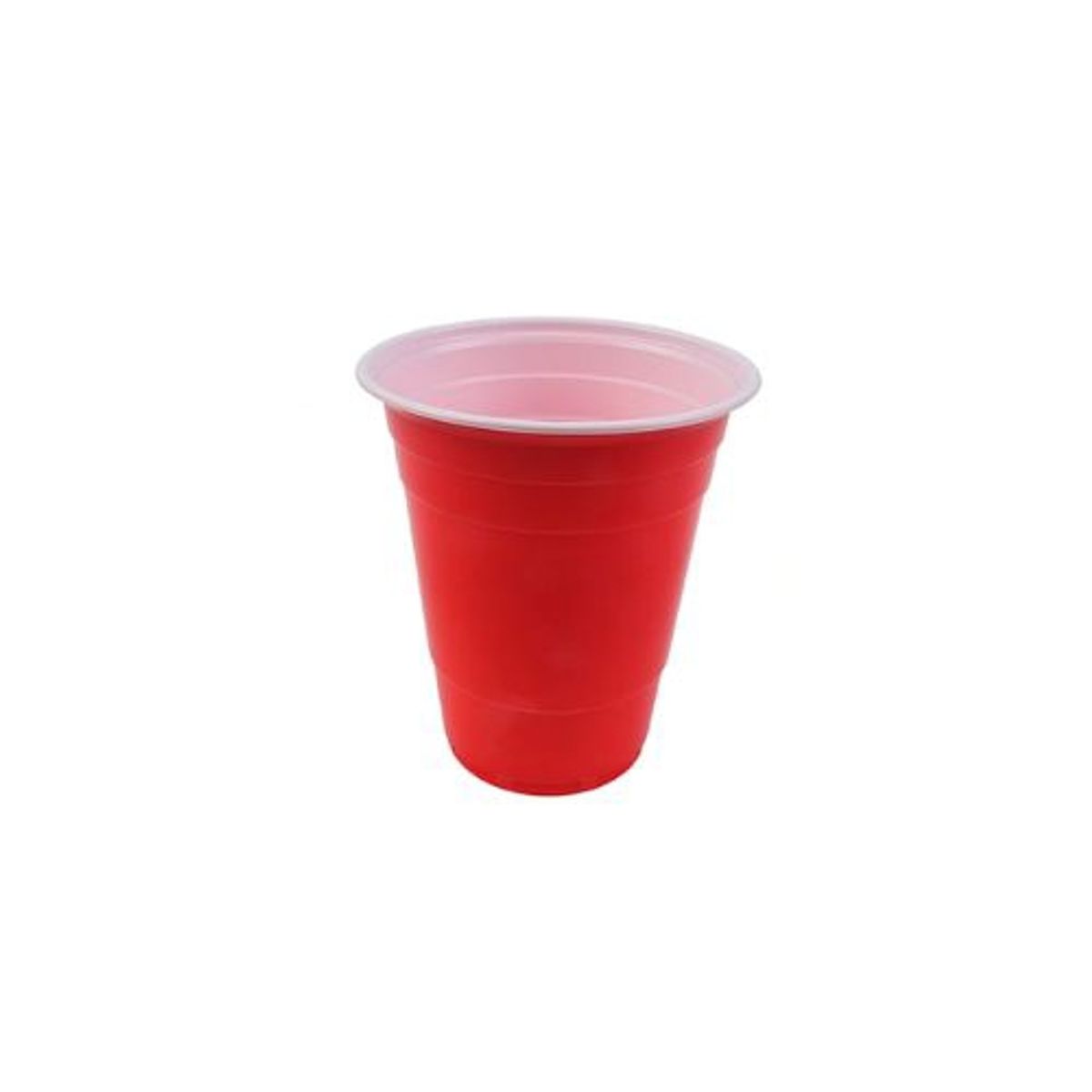 GENERICO - Vaso Plastico Color Rojo 500ml 20pcs