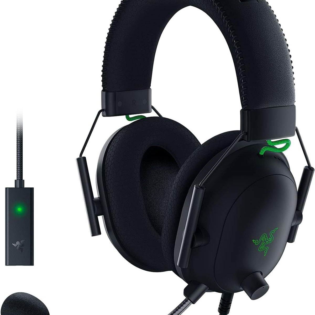 RAZER - Razer BlackShark V2 Auriculares + USB SOUND CARD