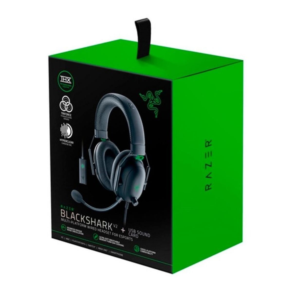 RAZER - Razer BlackShark V2 Auriculares + USB SOUND CARD