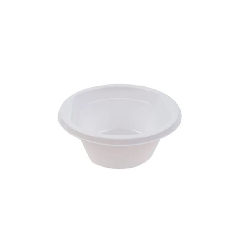 GENERICO - Mini Tazon Plastico Blanco 500ml 10pcs