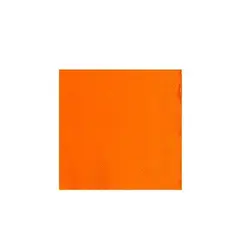GENERICO - Servilletas De Papel Naranja 20pcs 25x25cm