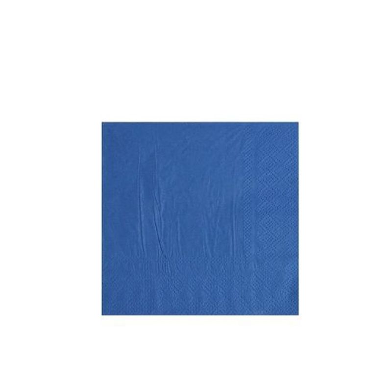 GENERICO - Servilletas De Papel Azul 20pcs 25x25cm