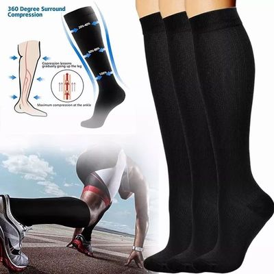 Imagen 2 del producto 3 Medias Calcetas Compresión U Alivia Varices Y Circulación