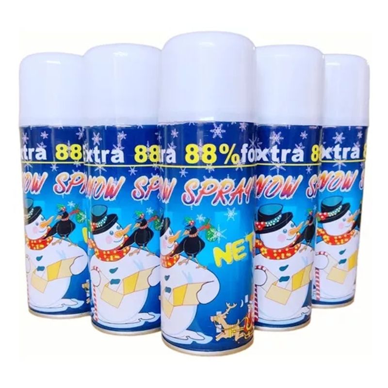 GENERICO - Nieve Spray Blanca X12