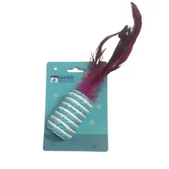 GENERICO - Juguete Rollito Para Gatos Con Plumas