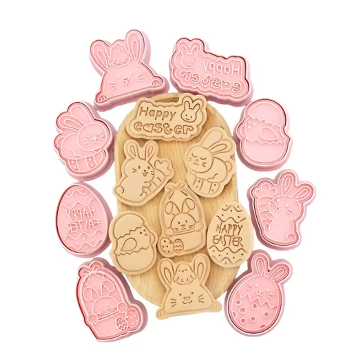 PASTELERIUSCL - Cortador Galleta Pascua Moldes Galleta 3d Cortadores Galleta