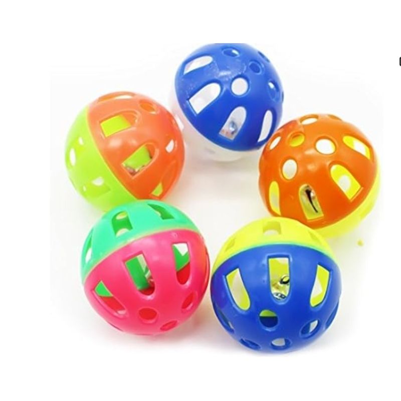 GENERICO - Bola De Traqueteo De Plástico Con Campana Para Gatos Set 3