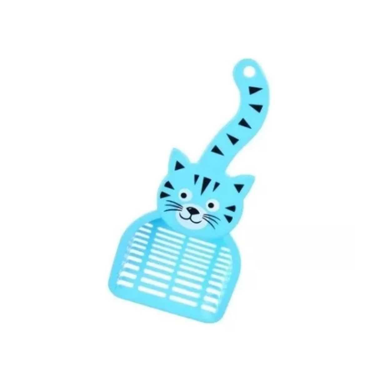 GENERICO - Pala Recogedor Excrementos Gatos Celeste.