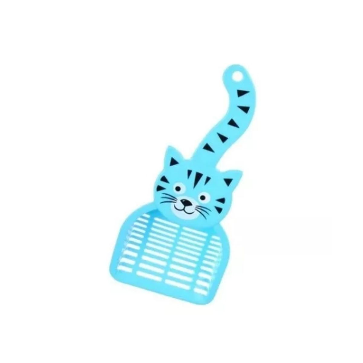 GENERICO - Pala Recogedor Excrementos Gatos Celeste.