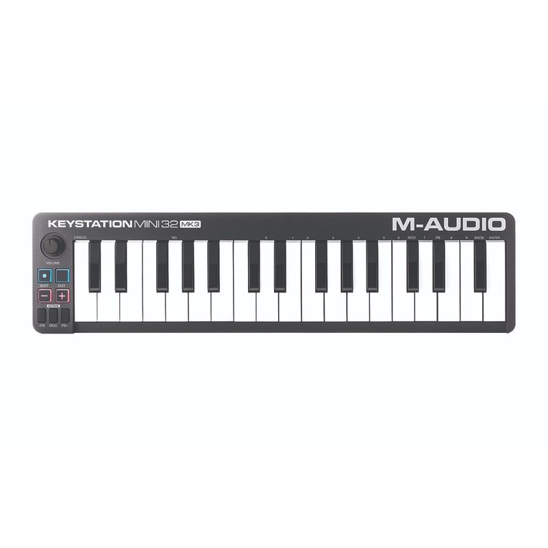 M AUDIO - Controlador Midi Keystation Mini 32 M3 M-Audio