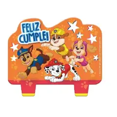 GENERICO - VELA 2D PAW PATROL 1 UNIDAD
