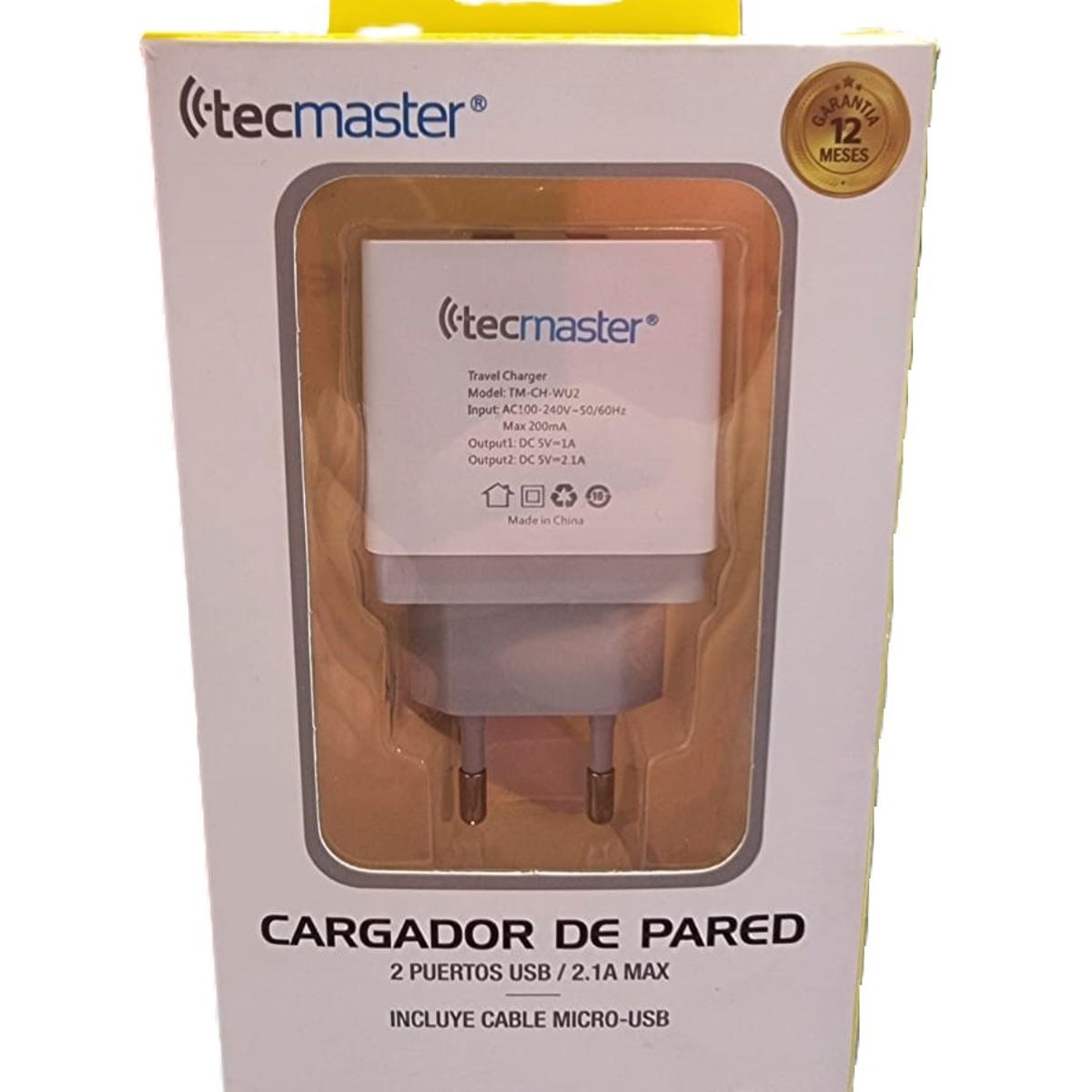 GENERICO - CARGADOR MICRO USB  TECMASTER