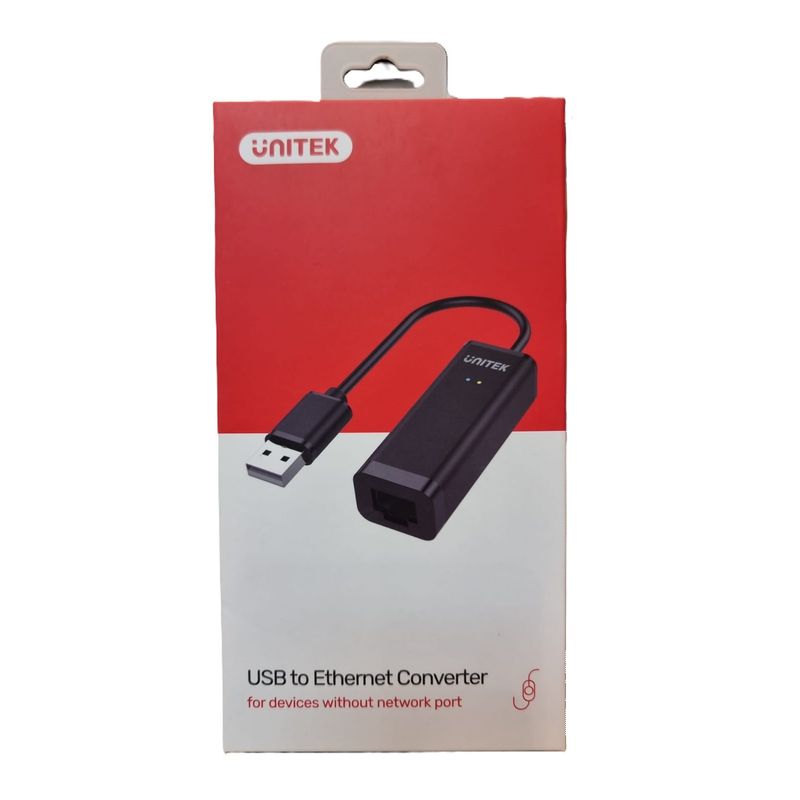 UNITEK - ADAPTADOR ETHERNET USB NORMAL