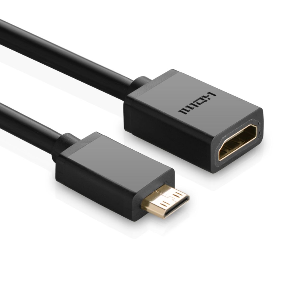 UGREEN - CABLE ADAPTADOR MINI-HDMI  HDMI H 20CM NEGRO UGREEN 20137