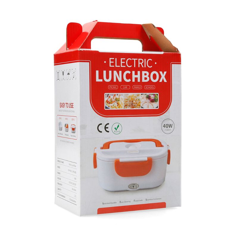 GEN - LONCHERA METALICA CON CALOR PARA AUTO