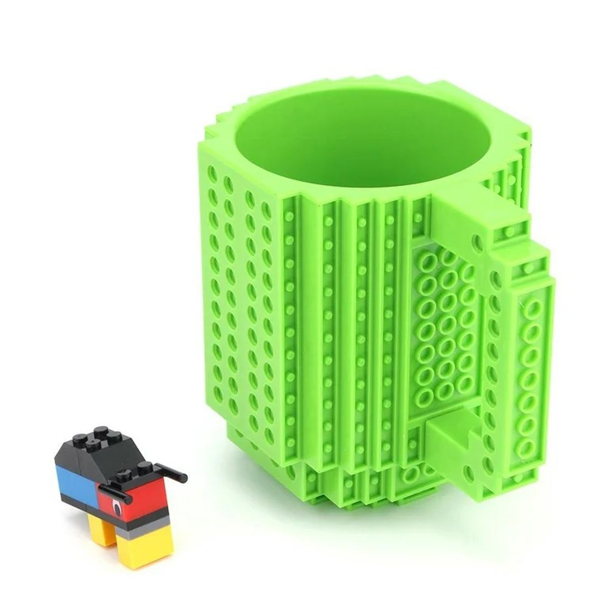 GENERICO - Taza Mug Lego Tazón Mug Con Lego Colores Regalo Cup Verde