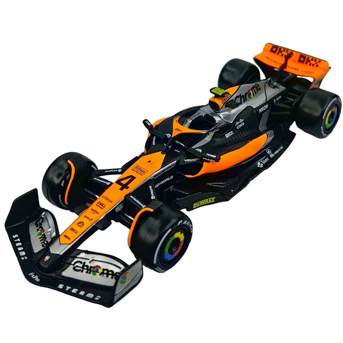 BBURAGO - Auto F1 Mclaren MCL60 2023 #4 Lando Norris Caja Normal 1:43