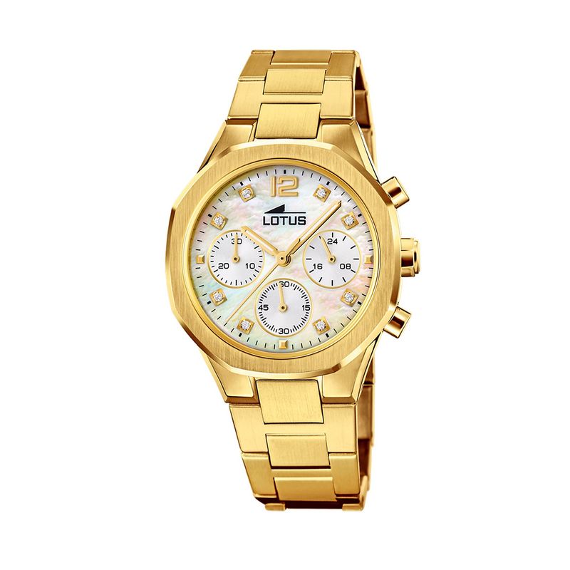 LOTUS - Reloj 18871/1 Lotus Crema Mujer cellent