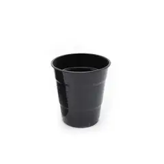GENERICO - Vaso Plastico 300cc Negro 10pcs