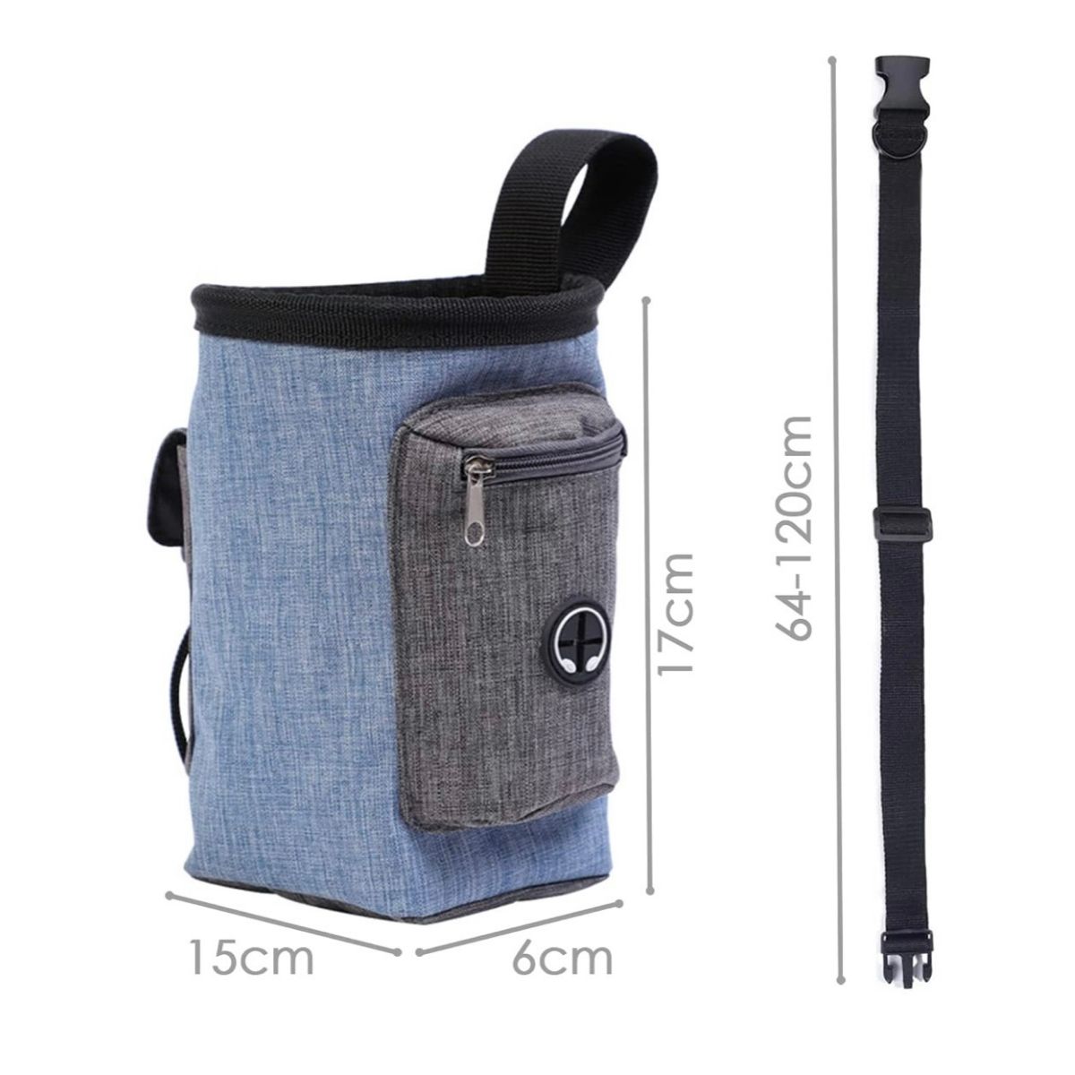 GENERICO - Bolso De Snack O Premios Paseo Entrenamiento Perros